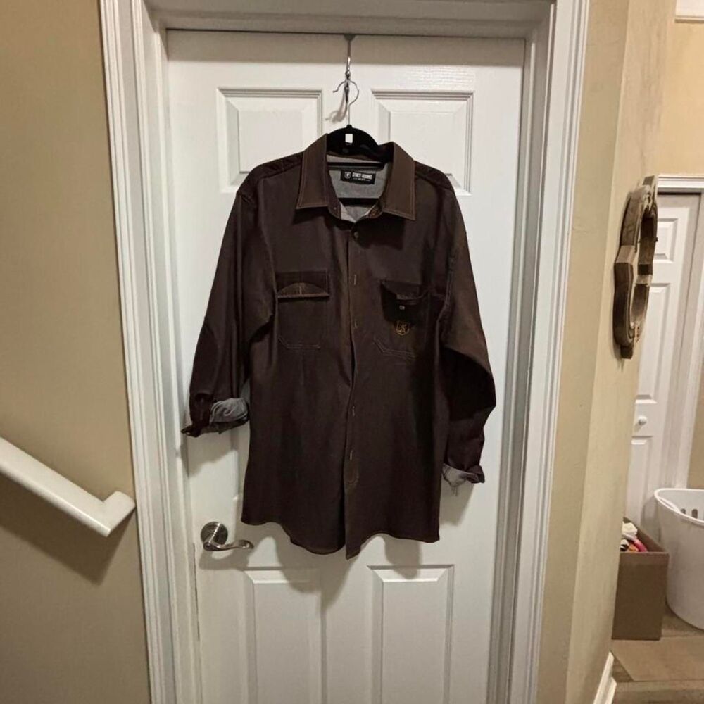 Stacy-adams Men's Brown Shirt